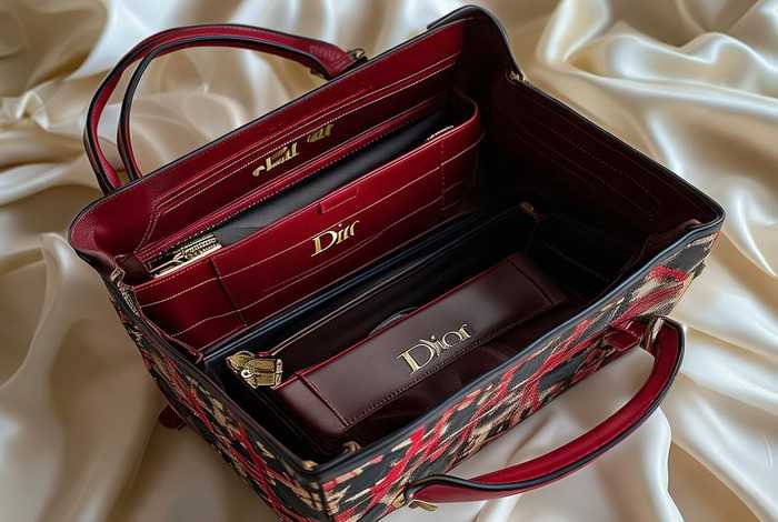 dior迪奥包包托特、dior托特包正品里面是怎么样的