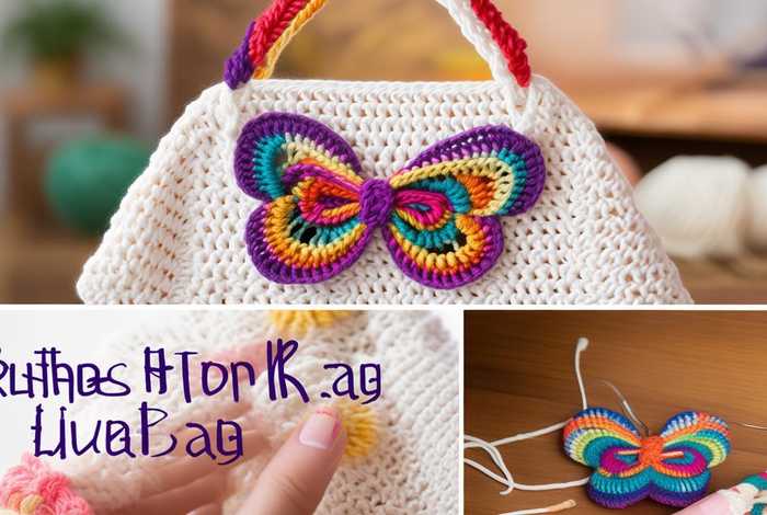 包包钩织教程，蝴蝶结包包钩织教程