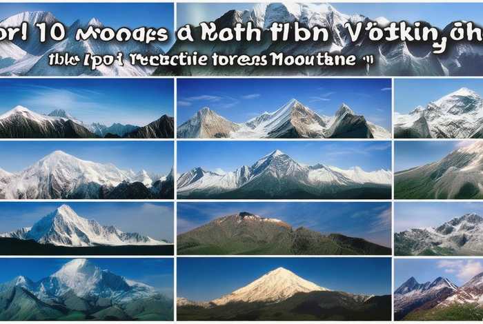 10大名山排名一览表，10大名山排名一览表最新