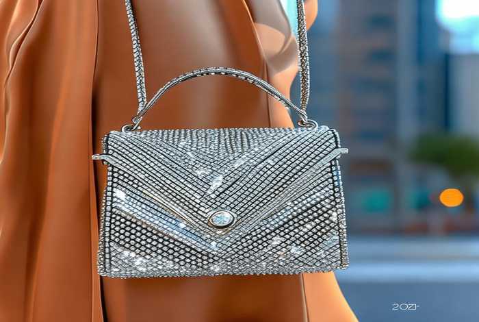 包包女包2025夏季斜挎包女菱格单肩包女时尚镶钻手拿包；菱形斜挎包