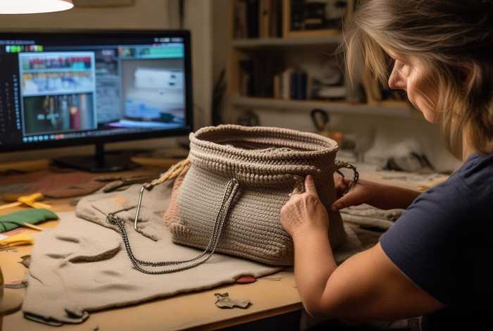 钩女士斜挎小包包教程（女士斜挎包钩法视频教程）