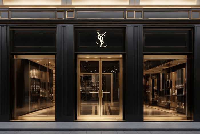 ysl门店logo图片、ysl店面图片