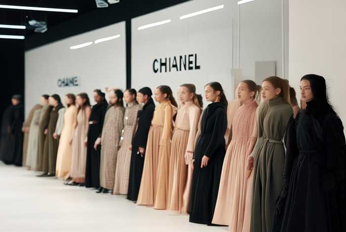 chanel时装秀；chanel时装秀照片