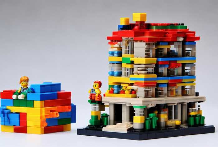 1块钱的乐高vs1000块钱的乐高，1000块乐高多少钱