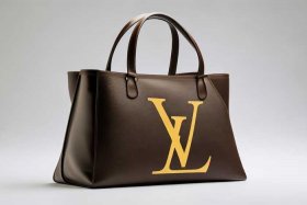 lv大logo女包；lv大logotote包