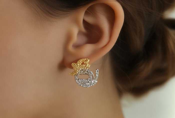 chanel香奈儿耳钉复古金色、香奈儿耳钉金色还是银色好看