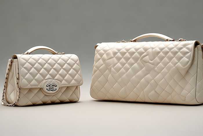 chanel 小号cf，chanel cf小号中号对比