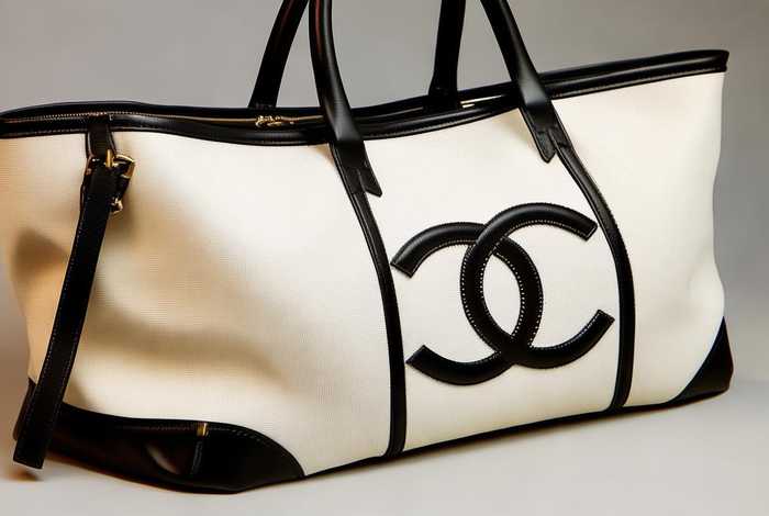 chanel大号帆布包；chanel大容量帆布包