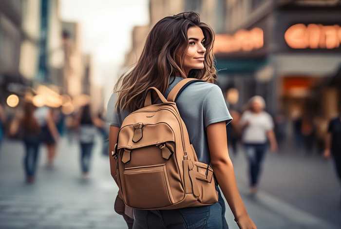 背斜挎包女生的图片，背斜挎包女生的图片真实