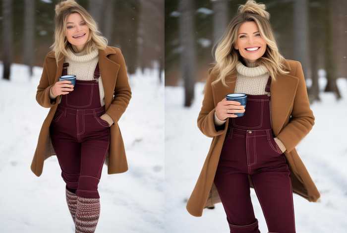 40岁女人穿背带裤合适吗、40岁女人穿背带裤合适吗冬天