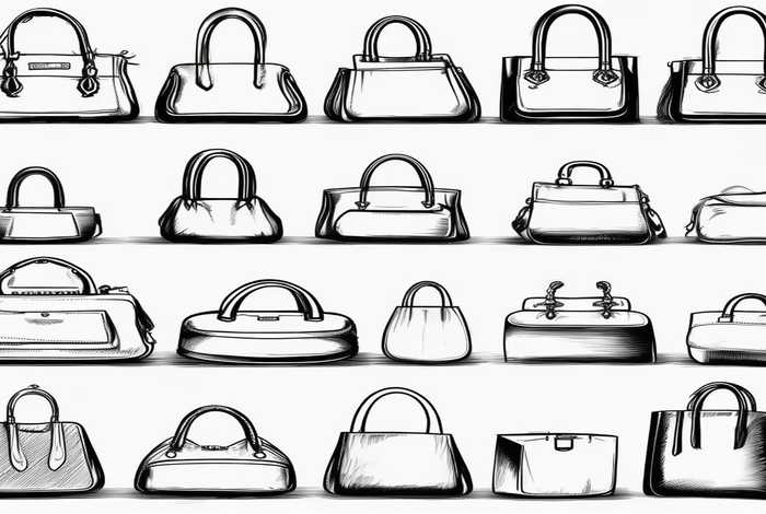 包包女包图片简笔画；女包简笔画图片大全