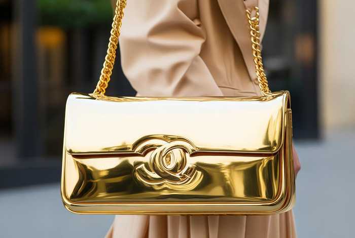 chanel22k双肩包上身，chanel双肩包尺寸