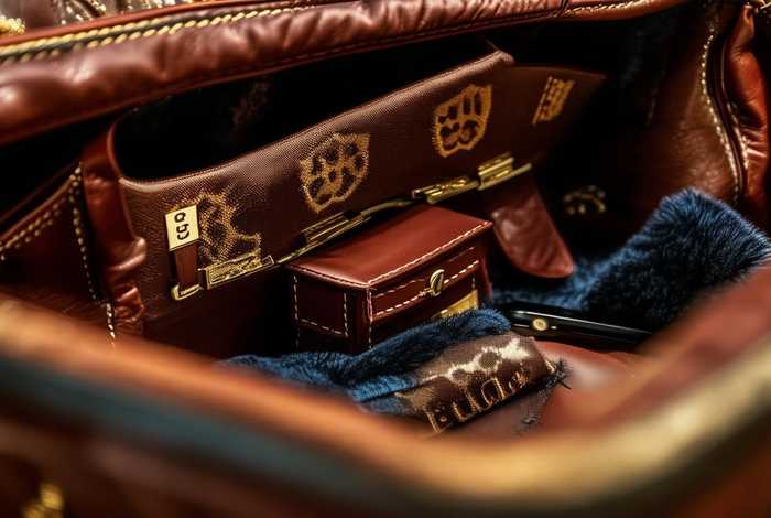 古驰gucci男包内扣，gucci包内部