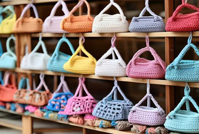 100种小挎包的钩法水桶包；超漂亮水桶包包的钩法