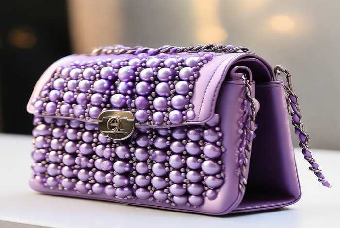 2022新款香奈儿包包紫色珍珠；2022新款香奈儿包包紫色珍珠多少钱