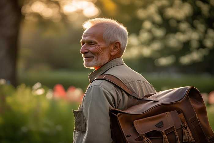 70岁老人挎包、70岁老人包包