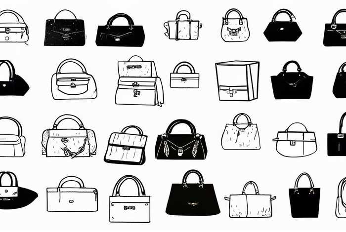 包包女包图片简笔画；女包简笔画图片大全