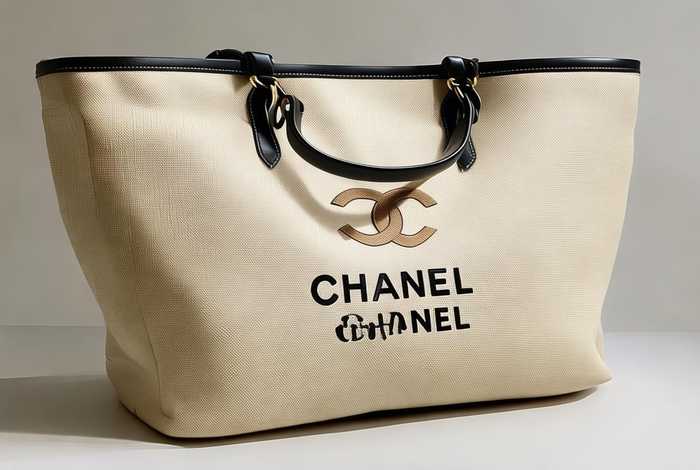 chanel大号帆布包；chanel大容量帆布包