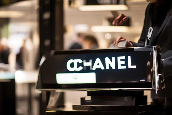 chanel专柜pos机、chanel shopping