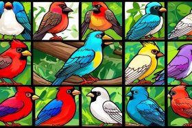 各种小鸟图片大全大图，各种小鸟图片大全大图 卡通