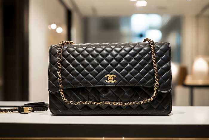 chanel香奈儿19bag中号专柜价，99新chanel(香奈儿)chanel 19 bag中号口盖斜挎包