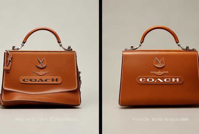 COACH男士手拿包；coach男士手拿包真假对比图