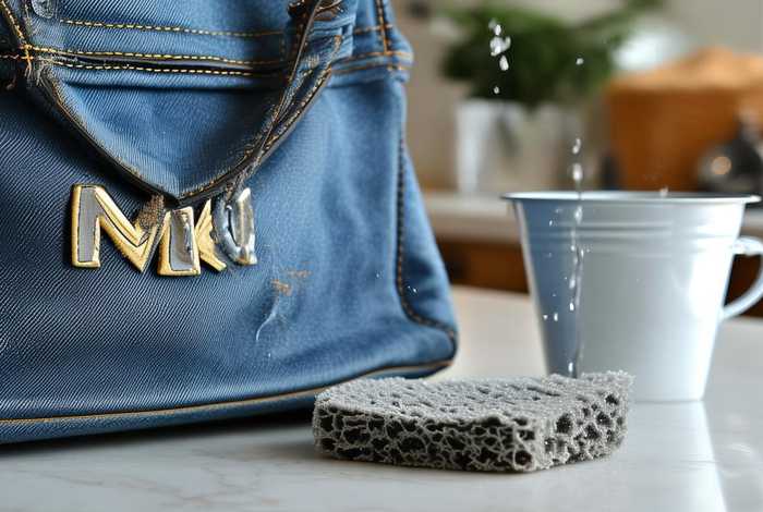 mk牛仔布女包，mk牛仔包怎么清洗