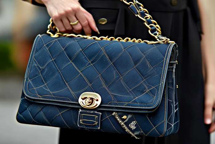 chanel丹宁手袋，chanel 手袋