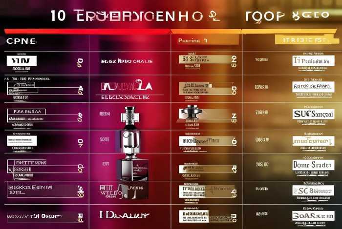 10大香水品牌排行榜及价格；10大香水品牌排行榜及价格图片