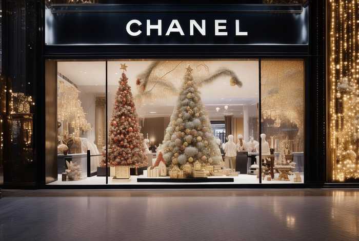 chanel中国圣诞门店，chanel圣诞日历