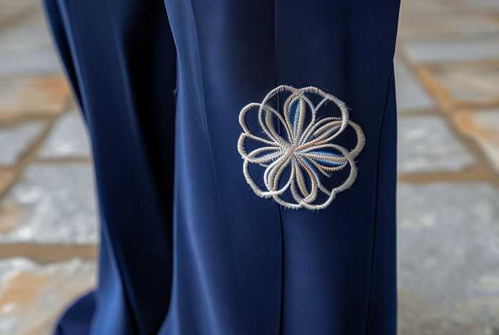 logo像一朵四瓣花的牌子louisu - logo像一朵四瓣花的牌子louisu裤子