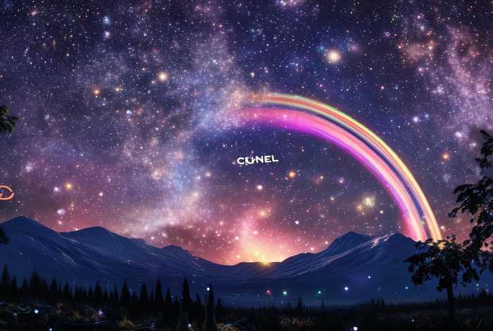 chanel彩虹满天星胸针；chanel满天星手表