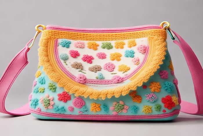 钩针钩可爱的斜挎包 钩针斜挎包女包小包包可爱