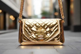 chanel22k漆皮邮差包，chanel2021秋款邮差包价格