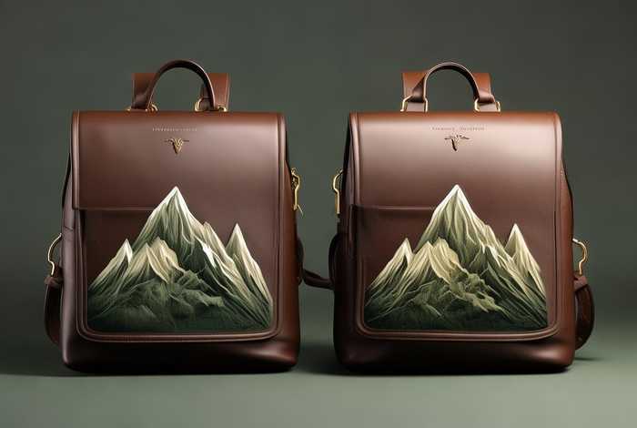 两个山形状的背对着的包什么牌子 - 两个山对着包包是什么牌子