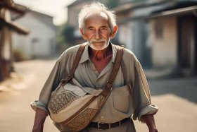 老人斜挎布包制作、老人斜挎布包制作视频