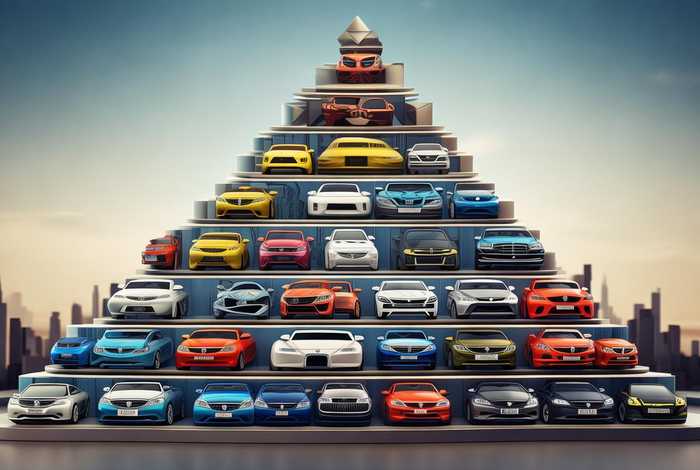 汽车品牌档次排名；汽车品牌档次排名金字塔