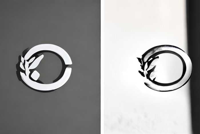 纪梵希标志logo真假对比；纪梵希标志logo真假对比图