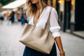 女士帆布单肩包斜挎包怎么搭配；女士帆布单肩包斜挎包怎么搭配好看