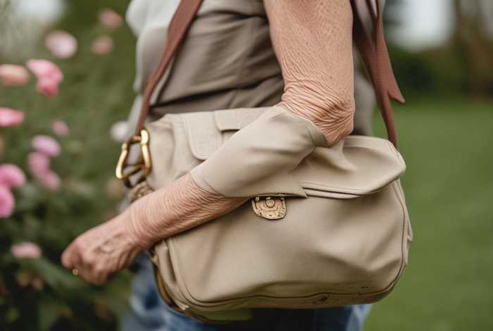 老年人帆布斜挎包；老年人帆布斜挎包女款