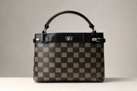 路易威登lv官网女包老花托特包小号（99新lv路易威登老花on the go系列小号手提托