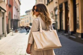 明星背bv包图片；明星背布包图片