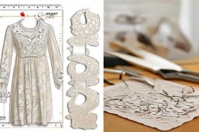 蕾丝连衣裙长袖裁剪教程，蕾丝连衣裙长袖裁剪教程视频