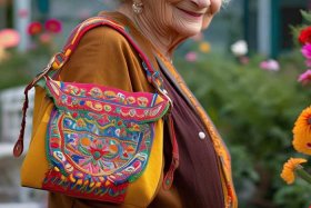 老年布包包斜挎单肩、老年布包包斜挎单肩好看吗