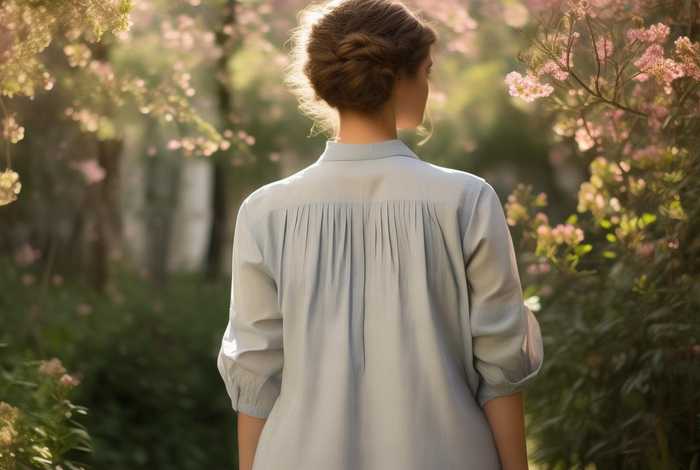 女士纯棉长袖衬衫春秋款，女士纯棉长袖衬衫春秋款图片