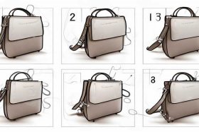 女士斜挎包钩法，女士斜挎包钩法步骤图解