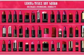 口红品牌档次划分图解（口红品牌档次划分图解大全）
