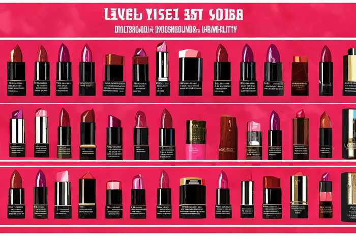 口红品牌档次划分图解（口红品牌档次划分图解大全）