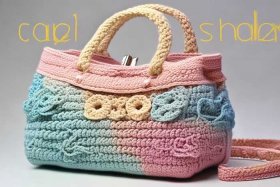 女士时尚包包钩织教程（女士时尚包包钩织教程图解）
