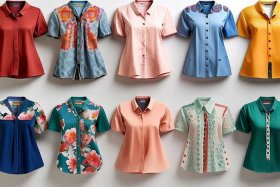 女士短袖衬衫图片 - 女士短袖衬衫图片欣赏